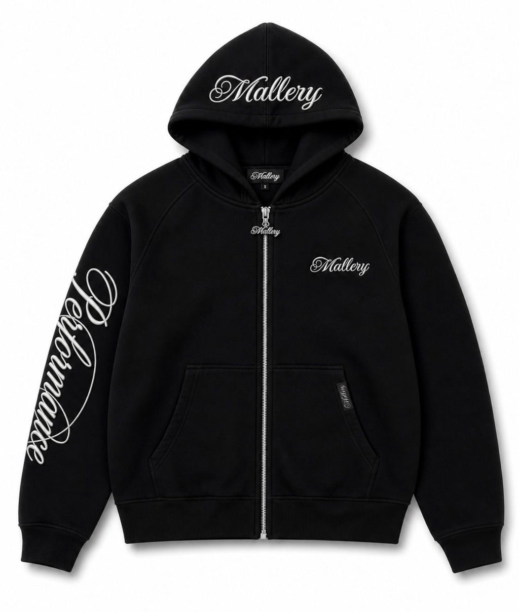 Mallery zip-up hoodie